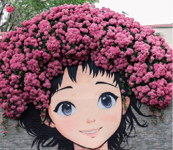 荆门墙体彩绘-网红墙打卡